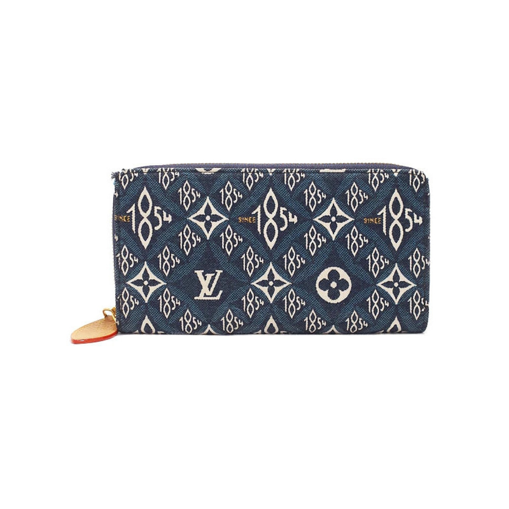 Louis Vuitton Jacquard Monogram Zipper Round 1984 Since Zippy Wallet Long - Picture 2 of 9